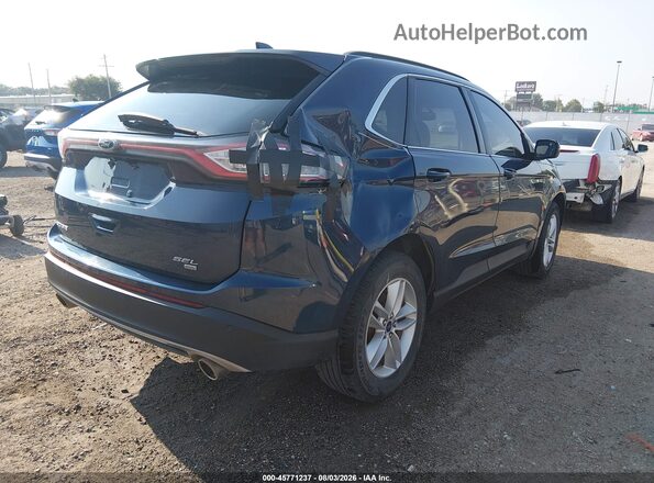 2FMPK4J89HBB36122 2017 FORD EDGE Black Tył prawy