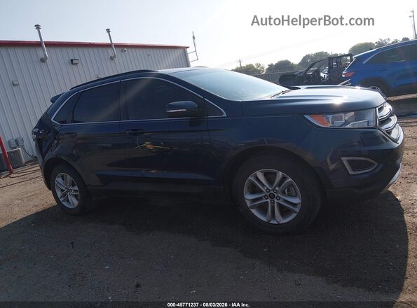 2FMPK4J89HBB36122 2017 FORD EDGE Black Widok wnętrza z tyłu