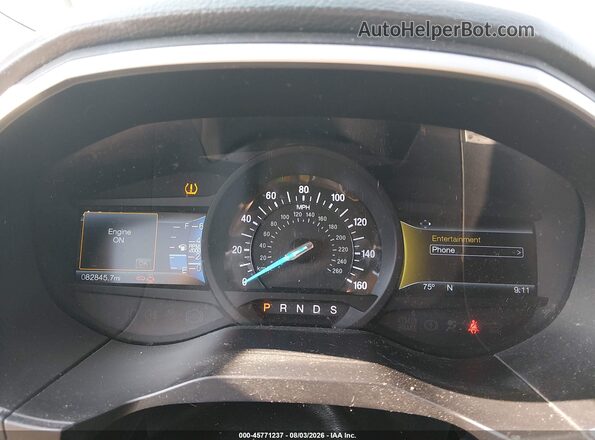 2FMPK4J89HBB36122 2017 FORD EDGE Black Widok tylnych siedzeń