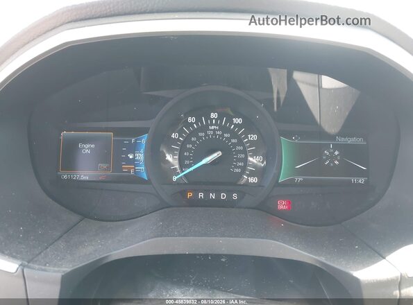 2FMPK4J89HBB37951 2017 FORD EDGE Maroon Widok tylnych siedzeń