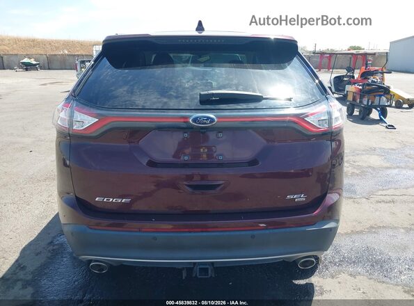 2FMPK4J89HBB37951 2017 FORD EDGE Maroon 
