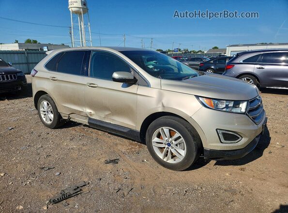 2FMPK4J89HBC08050 2017 FORD EDGE Beige Przód prawy