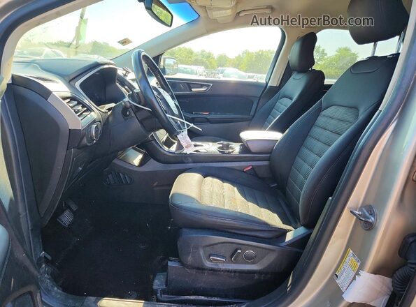 2FMPK4J89HBC08050 2017 FORD EDGE Beige Widok wnętrza z przodu