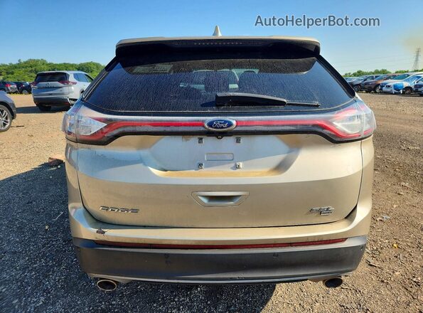2FMPK4J89HBC08050 2017 FORD EDGE Beige Widok z tyłu