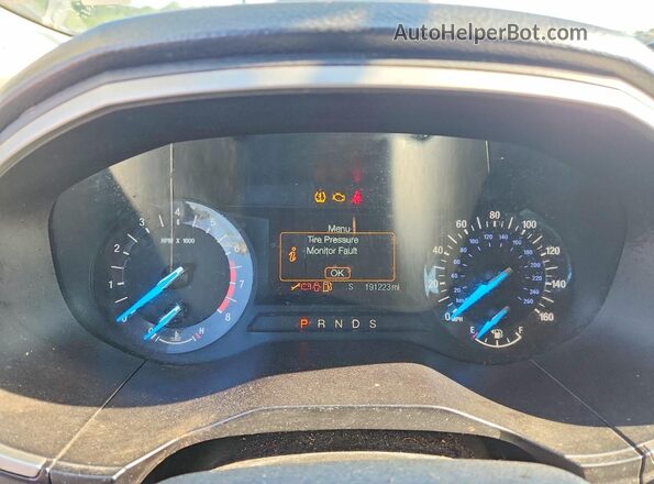 2FMPK4J89HBC08050 2017 FORD EDGE Beige Widok zestawu wskaźników