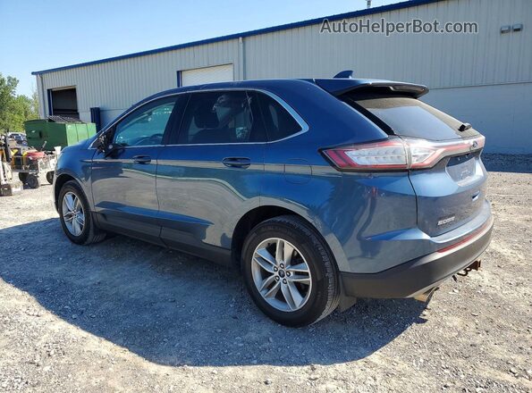 2FMPK4J89JBB47465 2018 FORD EDGE Gray Rear left