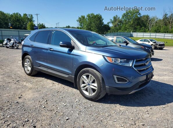 2FMPK4J89JBB47465 2018 FORD EDGE Gray Front right