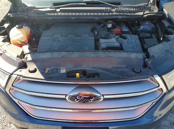 2FMPK4J89JBB47465 2018 FORD EDGE Gray Engine compartment view