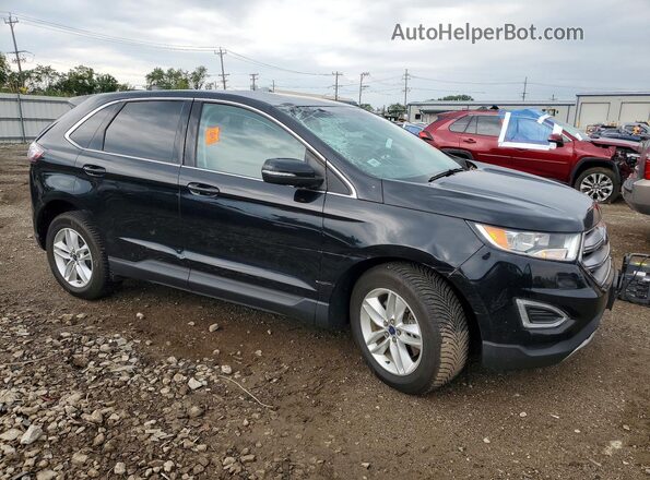 2FMPK4J8XGBB49394 2016 FORD EDGE Black Передня права чверть