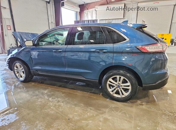 2FMPK4J8XGBC11327 2016 FORD EDGE Blue Tył lewy