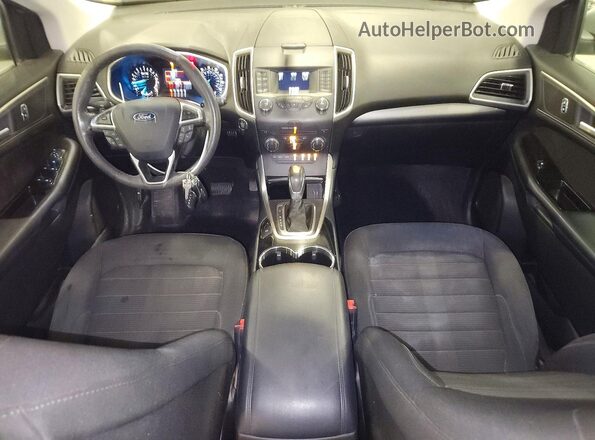 2FMPK4J8XGBC40763 2016 FORD EDGE Silver Vista del salpicadero