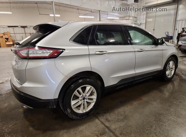 2FMPK4J8XGBC40763 2016 FORD EDGE Silver Trasero derecho
