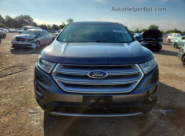 2FMPK4J8XJBC10587 2018 FORD EDGE Gray Вид спереду