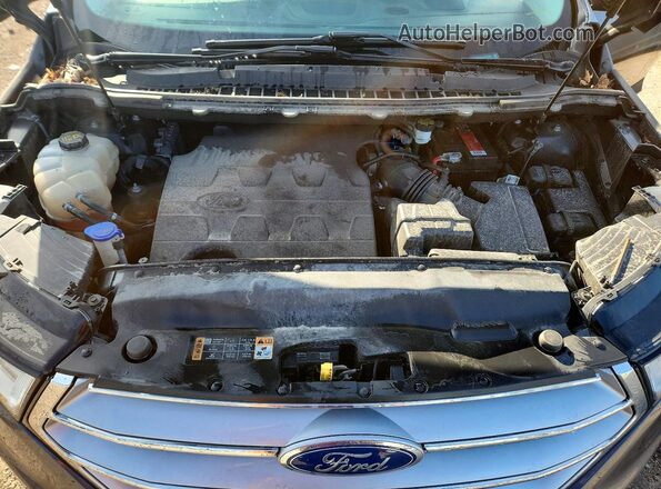2FMPK4J8XJBC10587 2018 FORD EDGE Gray Вид задньої частини салону