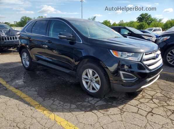 2FMPK4J90GBB57397 2016 FORD EDGE Черный Передняя правая четверть