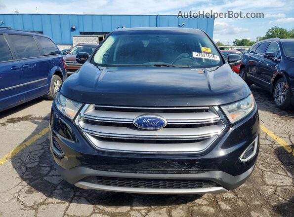 2FMPK4J90GBB57397 2016 FORD EDGE Черный Вид спереди