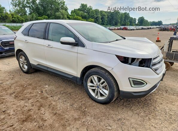 2FMPK4J90GBC10244 2016 FORD EDGE White წინა მარჯვენა
