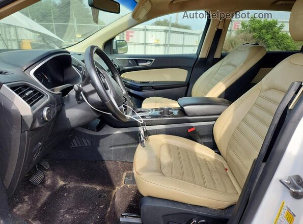 2FMPK4J90GBC10244 2016 FORD EDGE White წინა სალონის ხედი