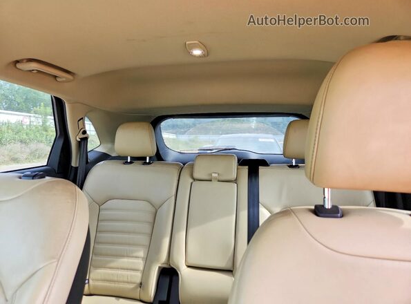 2FMPK4J90GBC10244 2016 FORD EDGE White უკანა სავარძლების ხედი