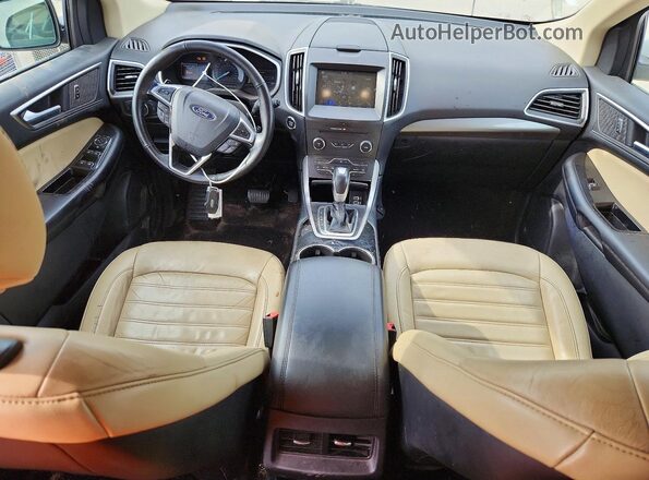 2FMPK4J90GBC10244 2016 FORD EDGE White წინა პანელის ხედი