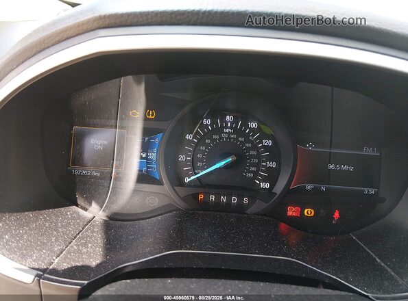 2FMPK4J90HBB18794 2017 FORD EDGE Белый Вид задних сидений