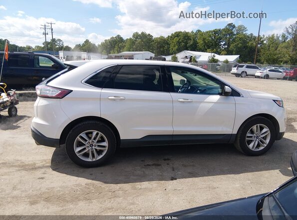 2FMPK4J90HBB18794 2017 FORD EDGE Белый Вид задней части салона