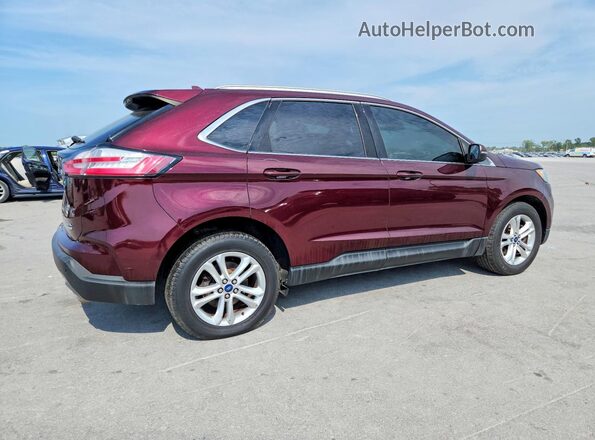 2FMPK4J90KBB11531 2019 FORD EDGE Burgundy Trasero derecho
