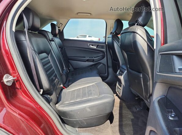 2FMPK4J90KBB11531 2019 FORD EDGE Burgundy Vista interior trasera