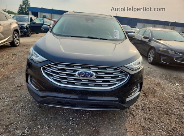 2FMPK4J90KBB12856 2019 FORD EDGE Black წინა ხედი