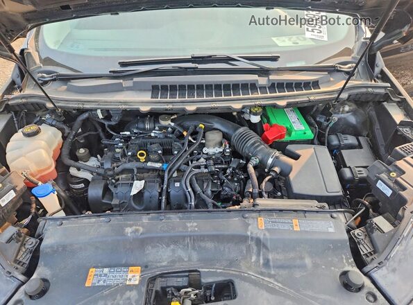 2FMPK4J90KBB12856 2019 FORD EDGE Black ძრავის განყოფილების ხედი