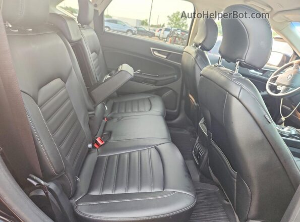 2FMPK4J90KBB12856 2019 FORD EDGE Black უკანა სალონის ხედი