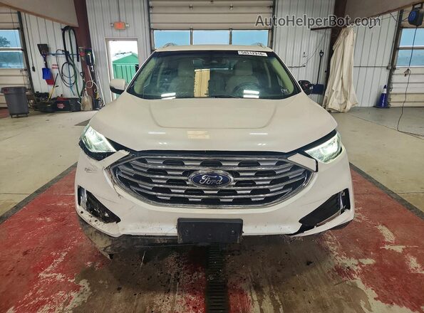 2FMPK4J90KBB45551 2019 FORD EDGE White Вид спереду