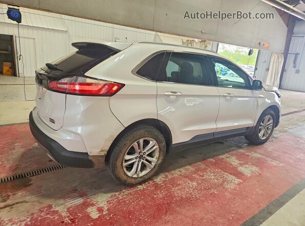 2FMPK4J90KBB45551 2019 FORD EDGE White Задня права чверть