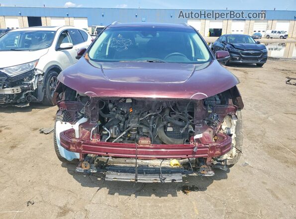 2FMPK4J90KBC46721 2019 FORD EDGE Maroon Vista frontal