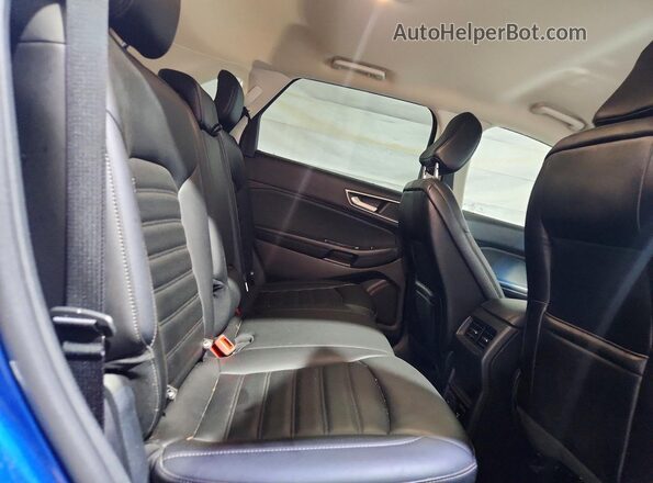2FMPK4J90LBA01578 2020 FORD EDGE Blue უკანა სალონის ხედი