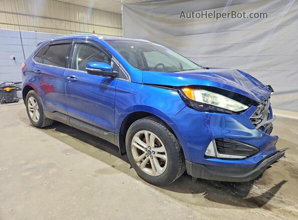 2FMPK4J90LBA01578 2020 FORD EDGE Blue წინა მარჯვენა