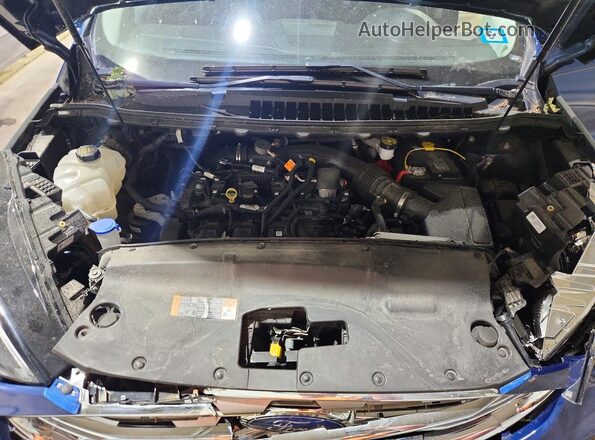 2FMPK4J90LBA01578 2020 FORD EDGE Blue ძრავის განყოფილების ხედი