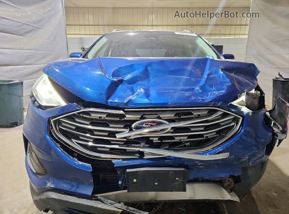 2FMPK4J90LBA01578 2020 FORD EDGE Blue წინა ხედი