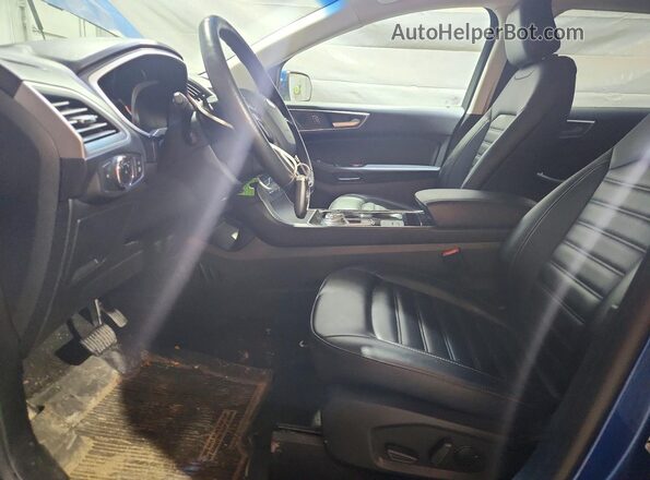 2FMPK4J90LBA01578 2020 FORD EDGE Blue წინა სალონის ხედი