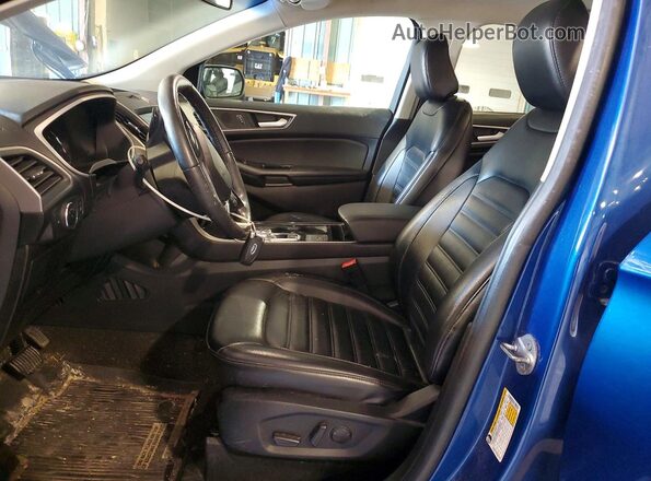 2FMPK4J90LBA91282 2020 FORD EDGE Blue Вид салону спереду