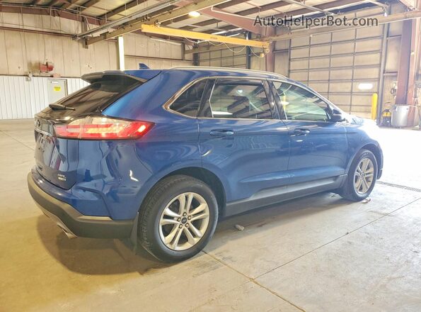 2FMPK4J90LBA91282 2020 FORD EDGE Blue Задня права чверть