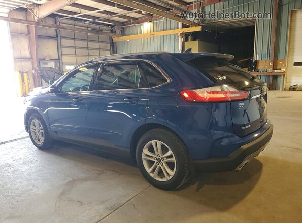 2FMPK4J90LBA91282 2020 FORD EDGE Blue Задня ліва чверть
