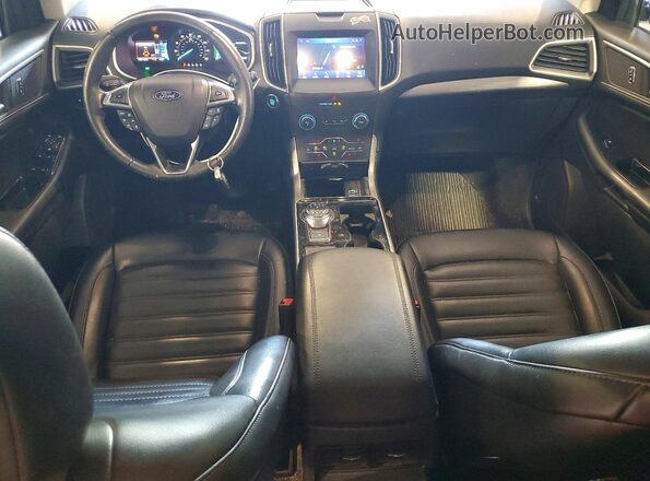 2FMPK4J90LBA91282 2020 FORD EDGE Blue Вид панелі приладів
