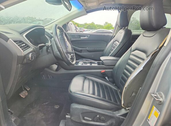 2FMPK4J90LBB06699 2020 FORD EDGE Silver Vista interior delantera