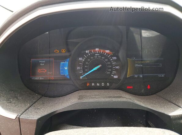 2FMPK4J90LBB29805 2020 FORD EDGE White Սարքավորումների վահանակի տեսք