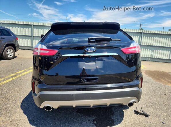 2FMPK4J90LBB40156 2020 FORD EDGE Black Widok z tyłu
