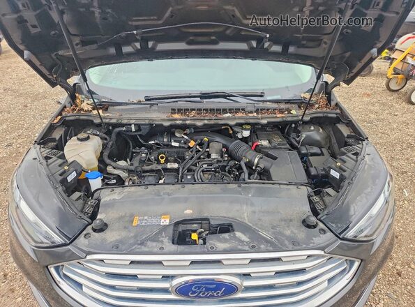 2FMPK4J90LBB47365 2020 FORD EDGE Gray Vista del compartimento del motor