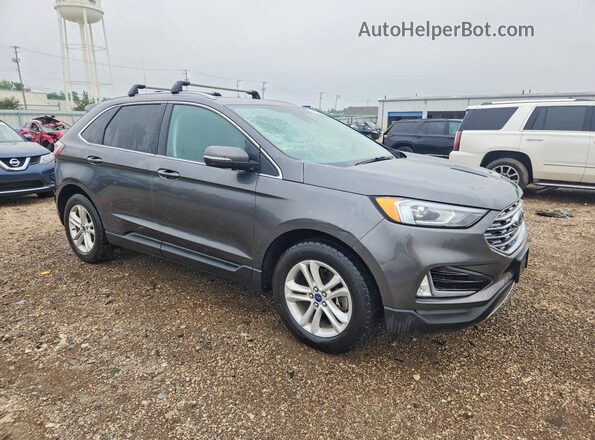 2FMPK4J90LBB47365 2020 FORD EDGE Gray Delantero derecho