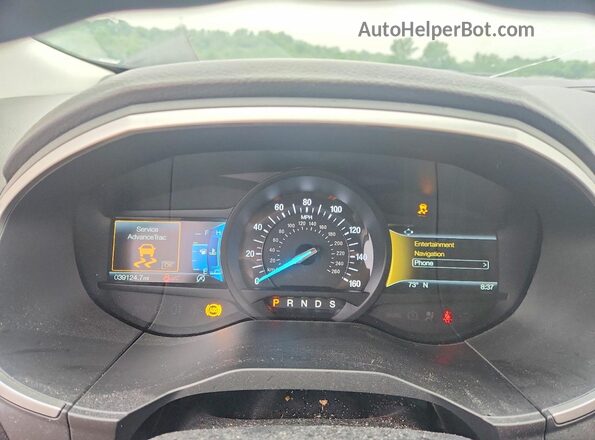 2FMPK4J90LBB47365 2020 FORD EDGE Gray Vista del cuadro de instrumentos