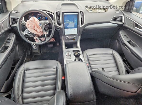 2FMPK4J90MBA59269 2021 FORD EDGE Blue Вид панелі приладів